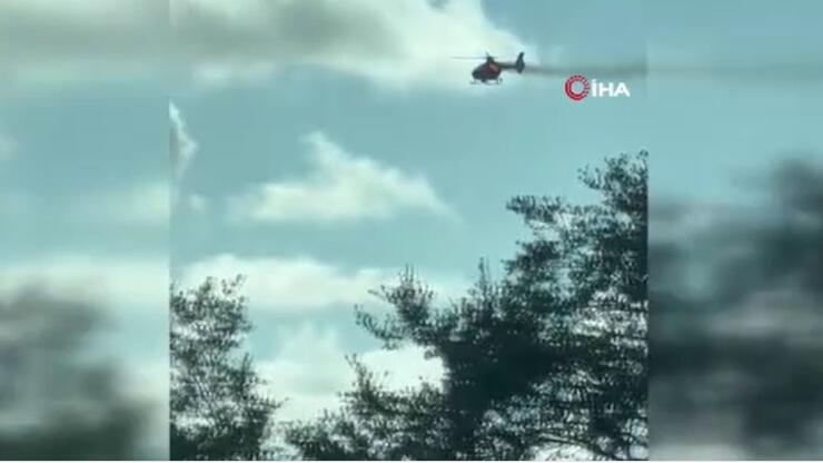 ABD’de yangın söndürme helikopteri düştü: 4 yaralı